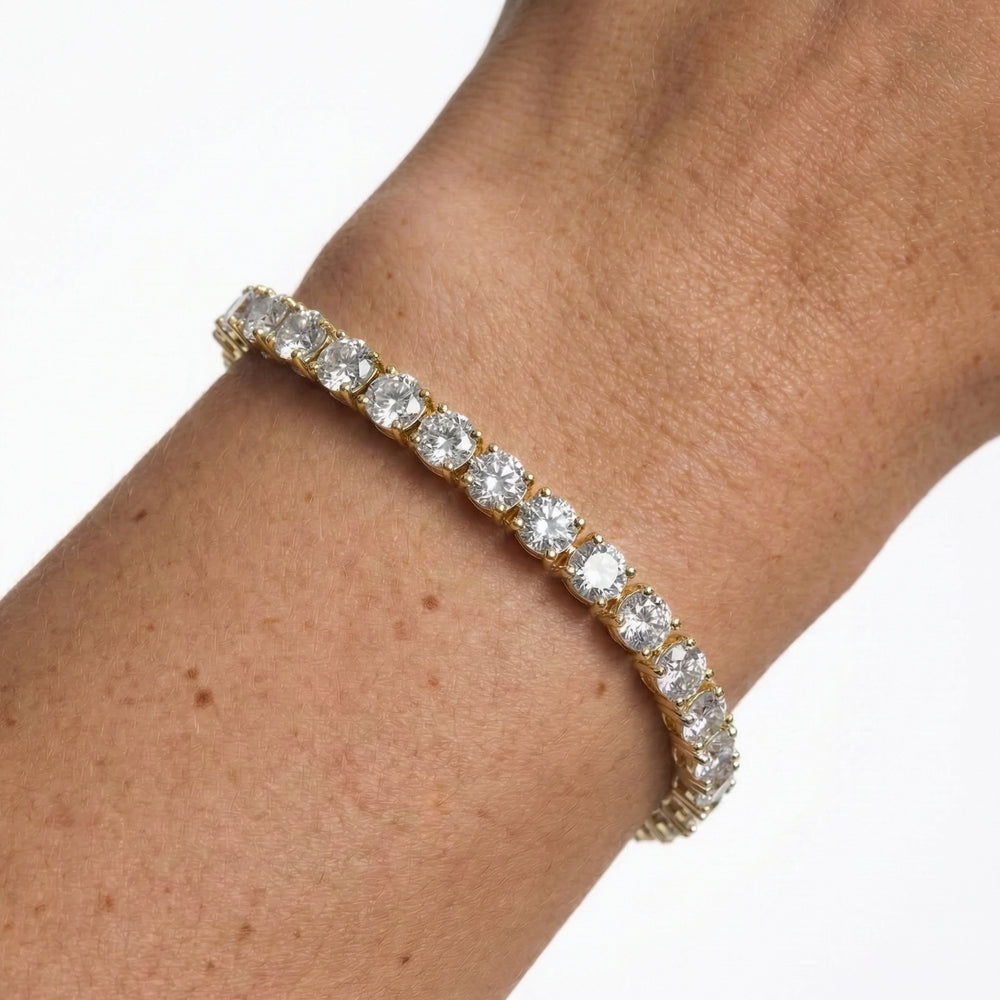 Aria Tennis Bracelet 5MM - 18k Gold