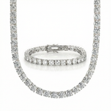 Tennis Set 5MM - White Gold