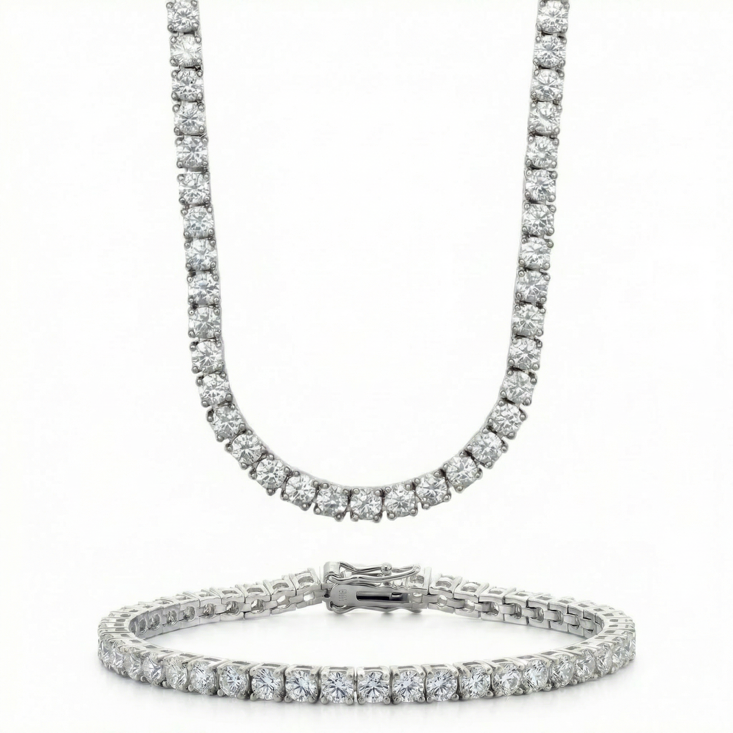 Tennis Set 3MM - White Gold