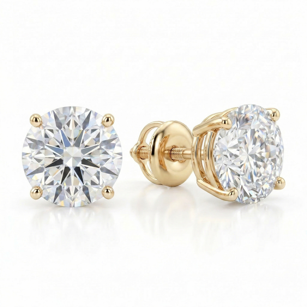 Classic Stud Earrings - Gold