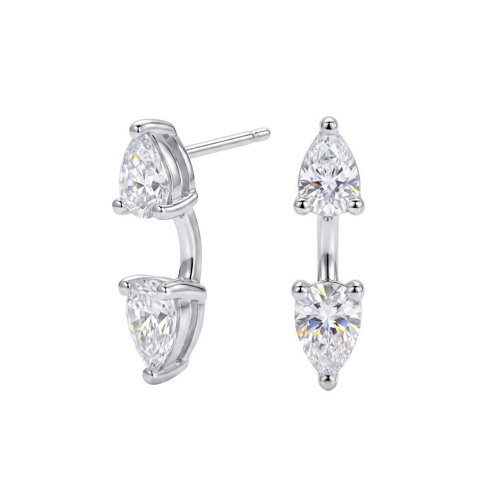 Celina Duo Pear Studs
