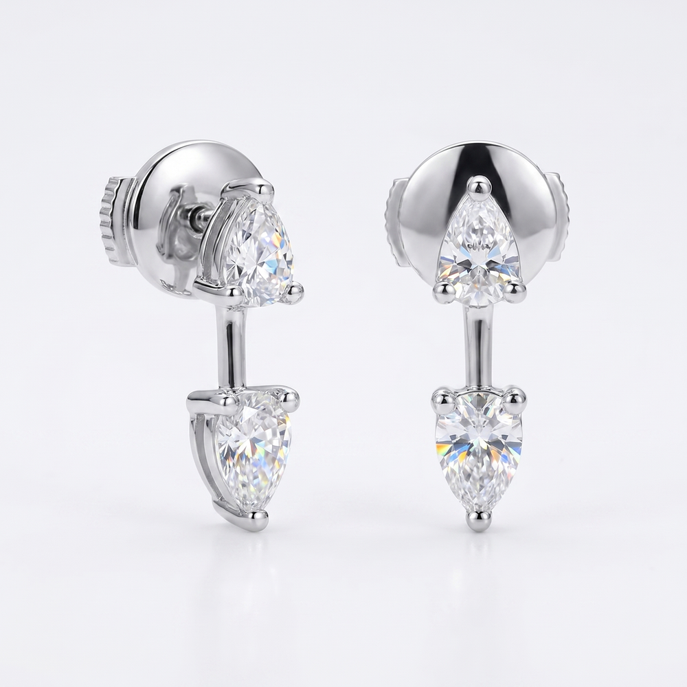 Celina Duo Pear Studs