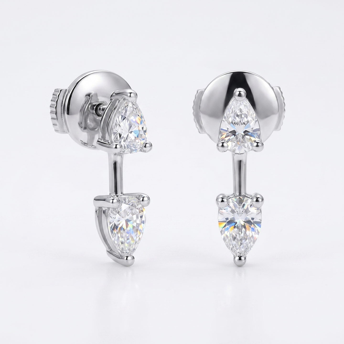 Celina Duo Pear Studs