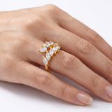 Vera Row Ring - Gold
