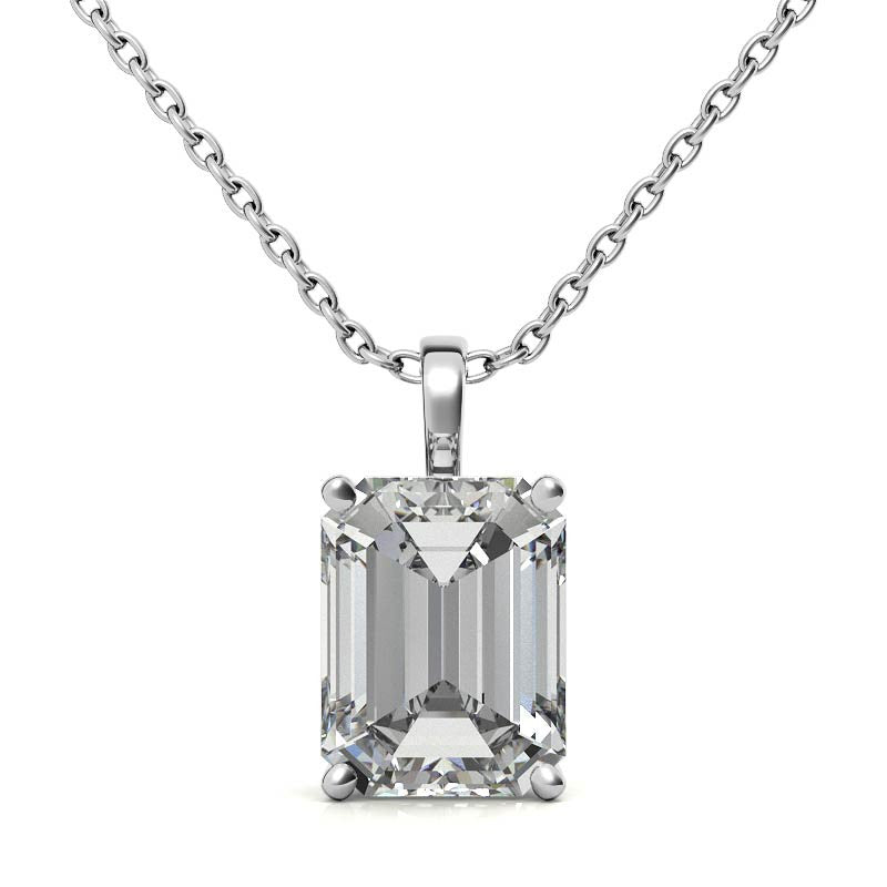 Emerald Pendant Necklace