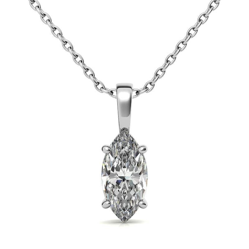 Marquise Pendant Necklace