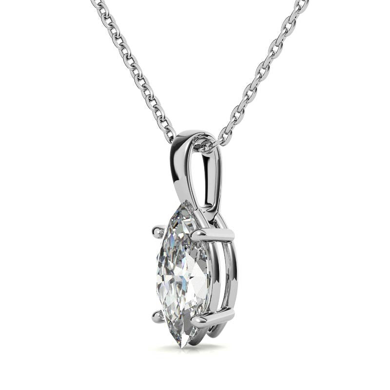 Marquise Pendant Necklace