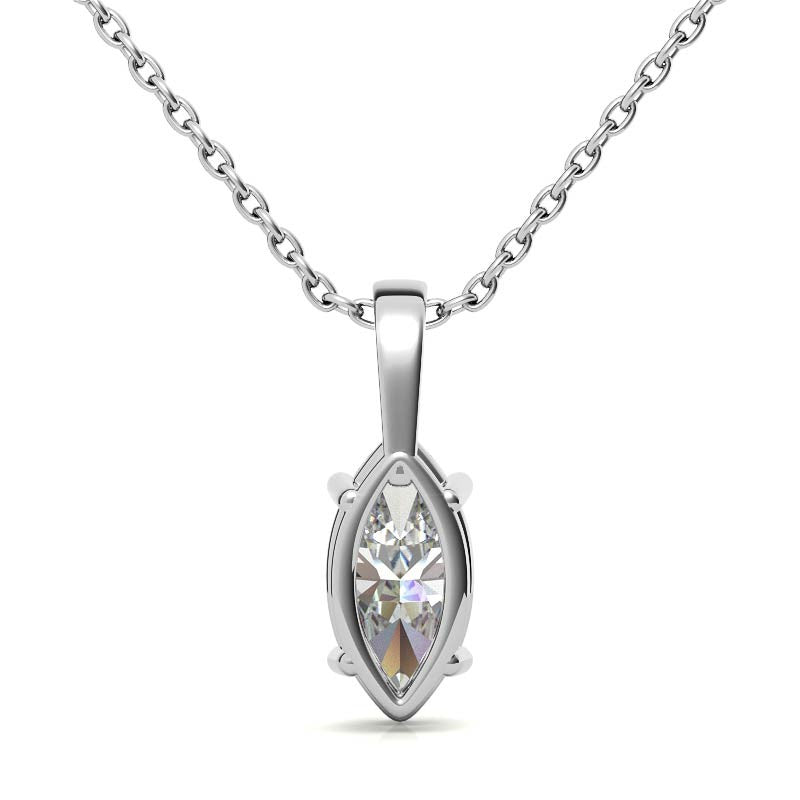 Marquise Pendant Necklace