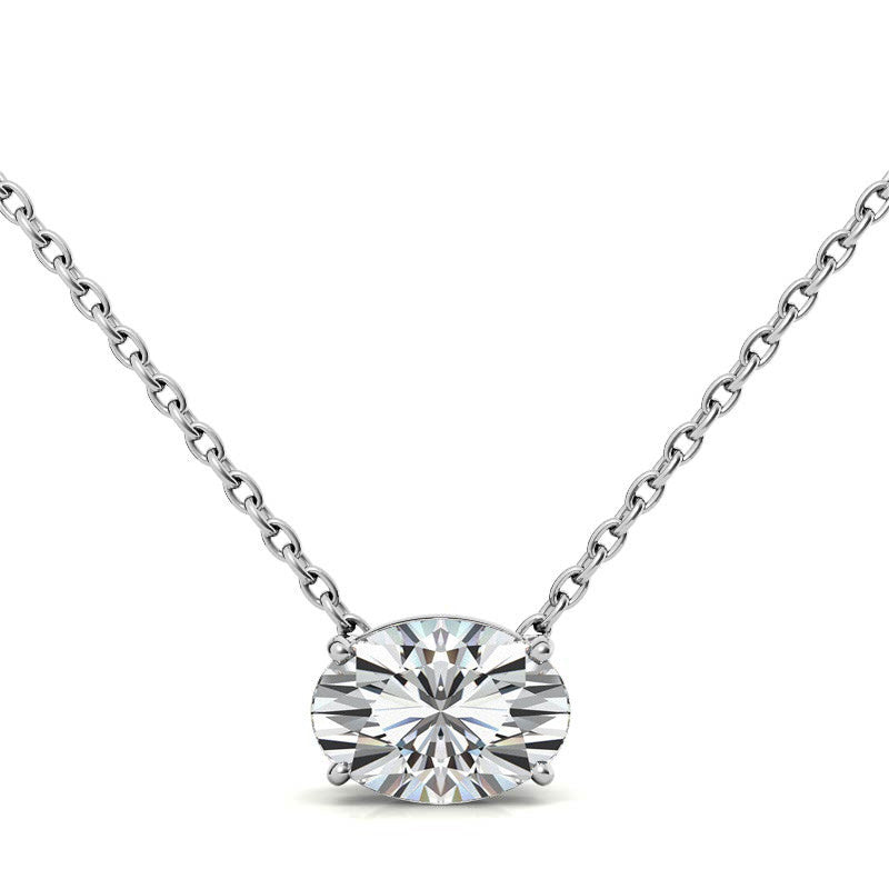 Oval Pendant Necklace
