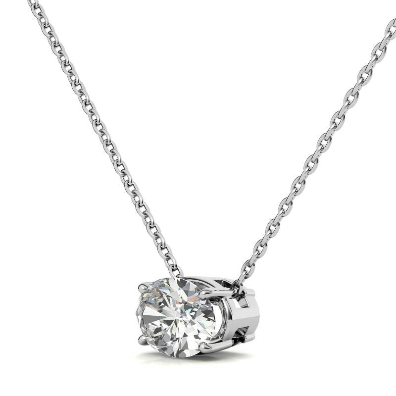 Oval Pendant Necklace