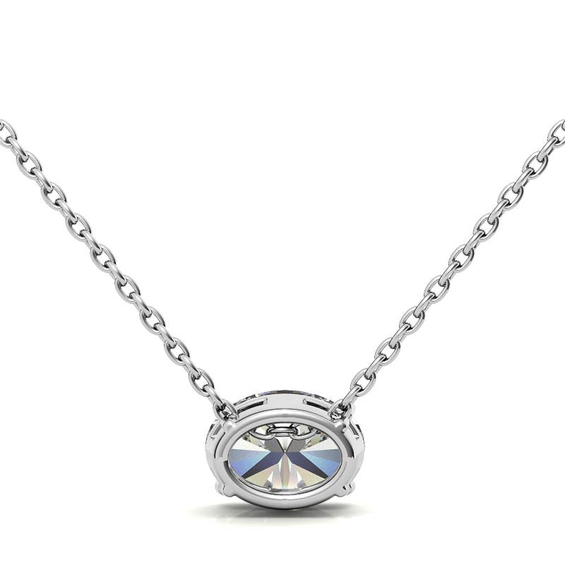 Oval Pendant Necklace