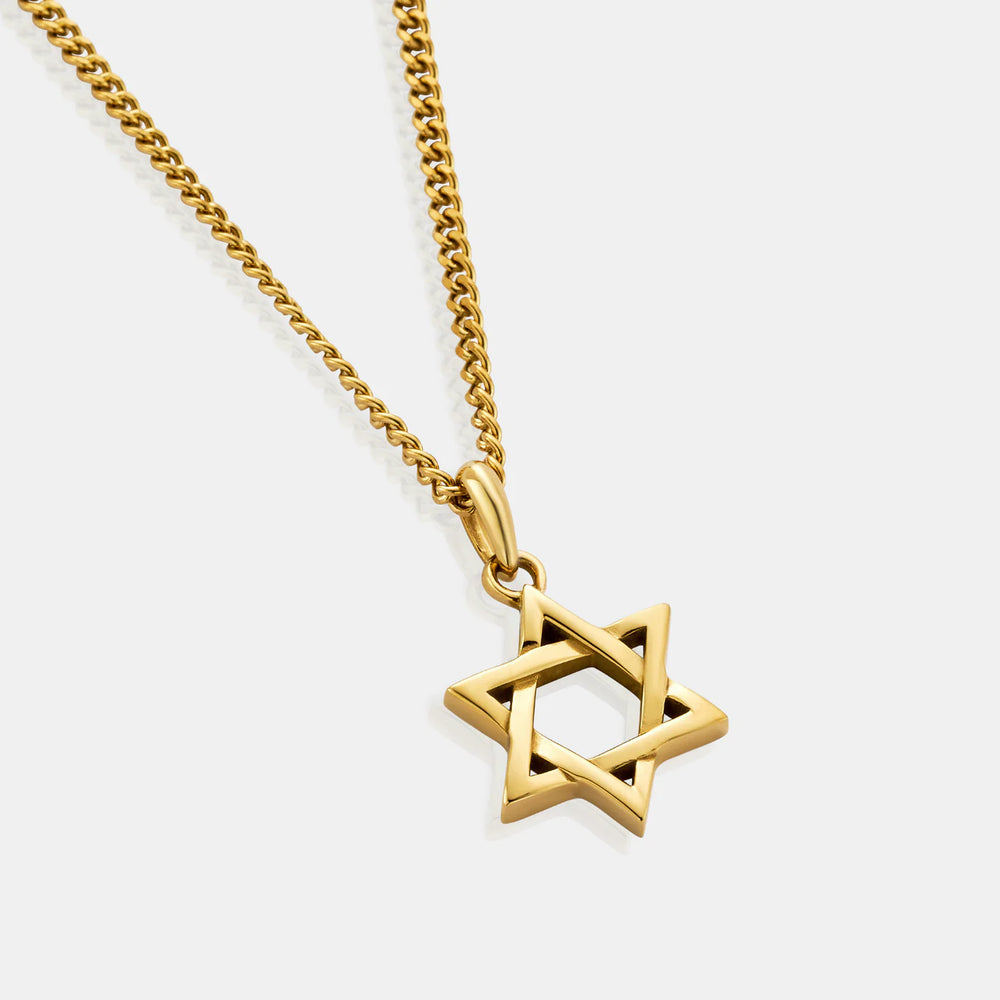 Star of David Pendant - Gold