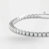 צמיד טניס Aura 3 מ"מ - זהב לבן