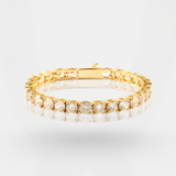 צמיד טניס Aria 5 מ"מ - זהב