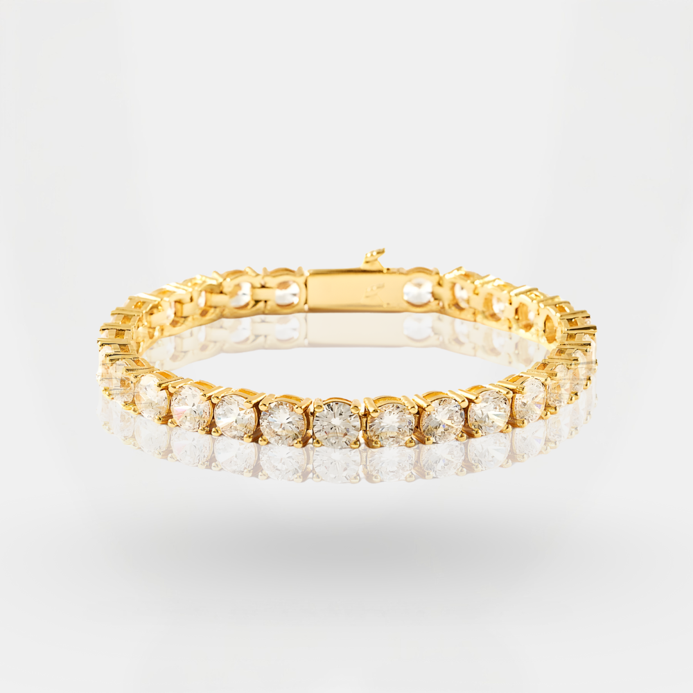 צמיד טניס Aria 5 מ"מ - זהב