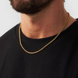 שרשרת פלואו 3 מ"מ – זהב
