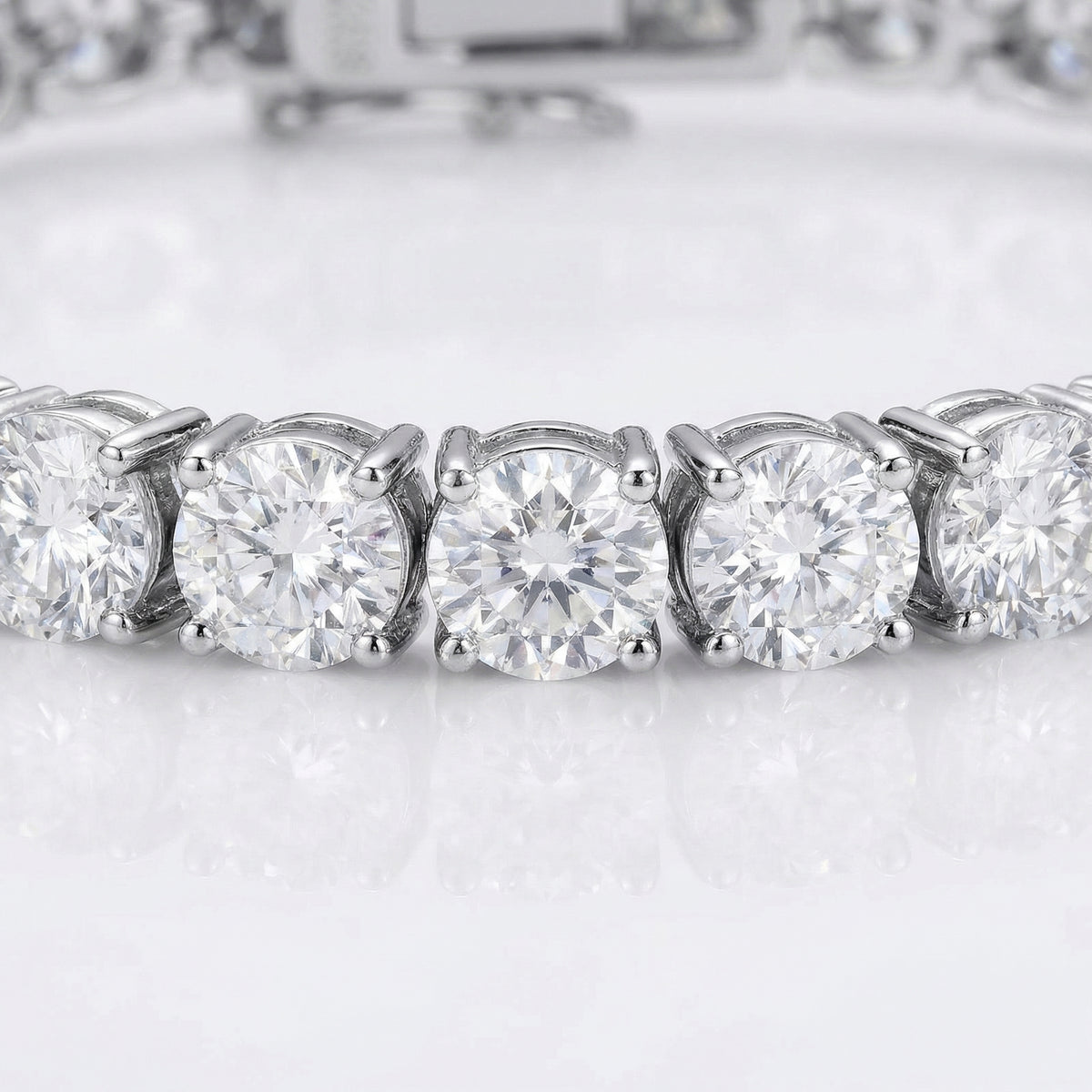 Aria Tennis Bracelet 5MM - White Gold