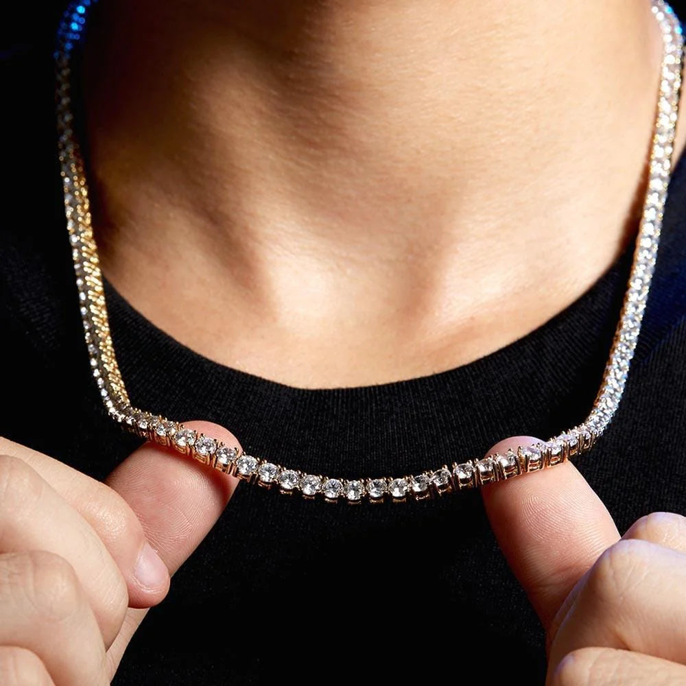 5MM Tennis Chain - Gold