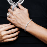 5MM Tennis Bracelet - White Gold