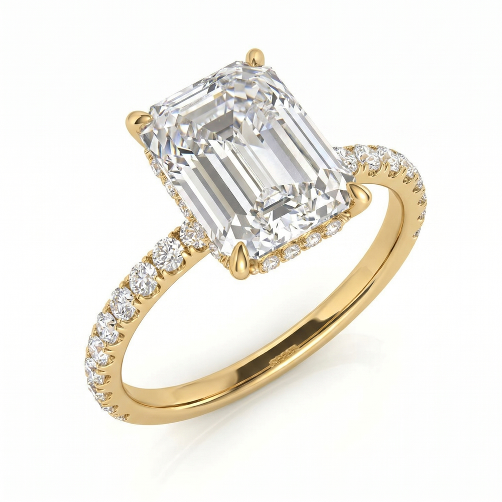 Isabella Emerald Ring - Gold