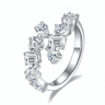 Seraphina Mixed Cut Ring - White Gold