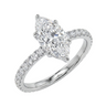 Aveline Marquise Ring - White Gold
