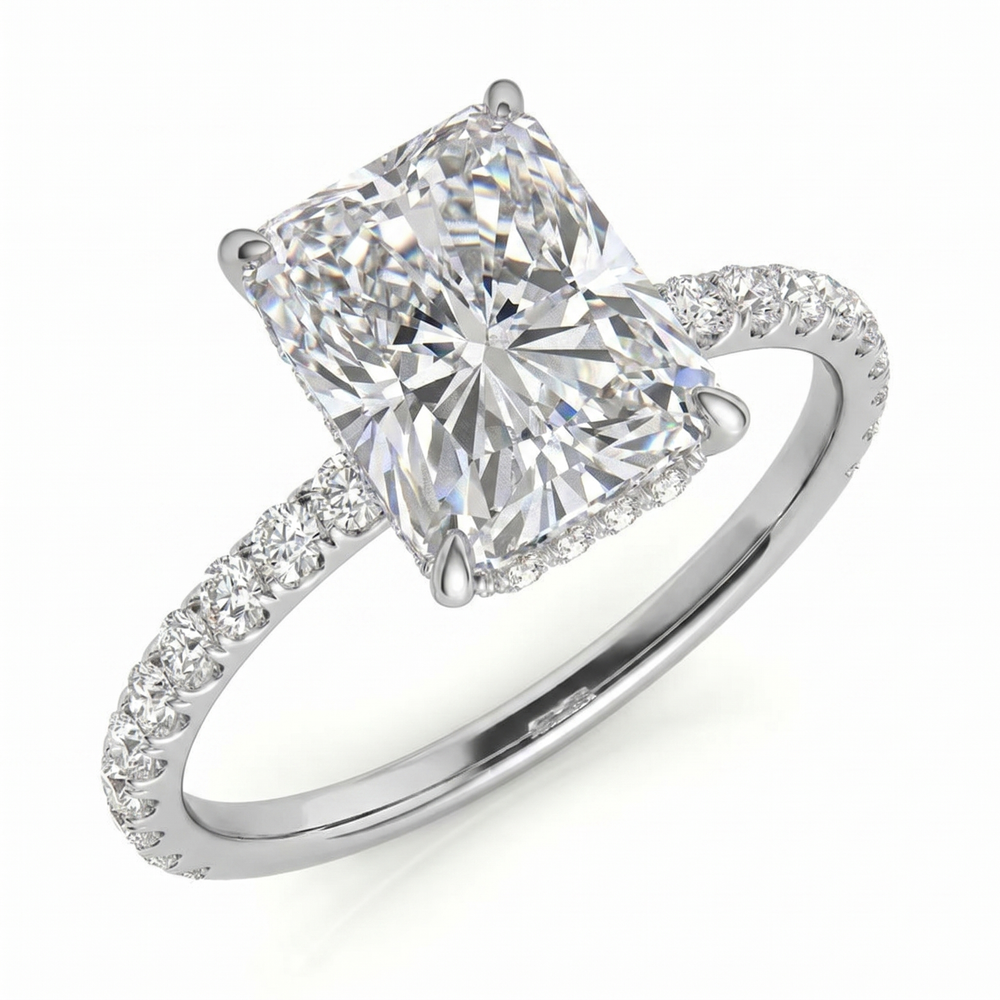 Valeria Radiant Ring - White Gold