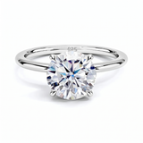 Classic Solitaire Ring - White Gold
