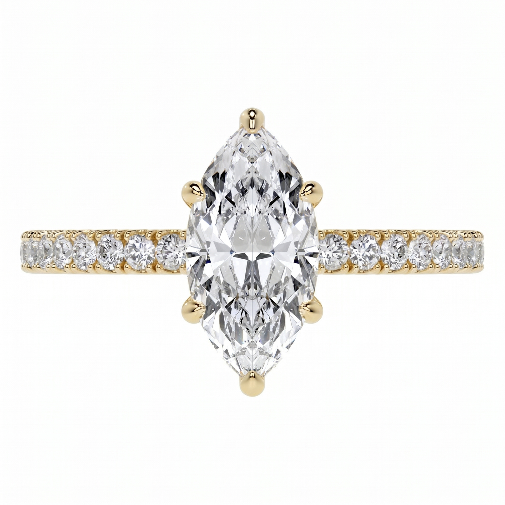 Aveline Marquise Ring - Gold