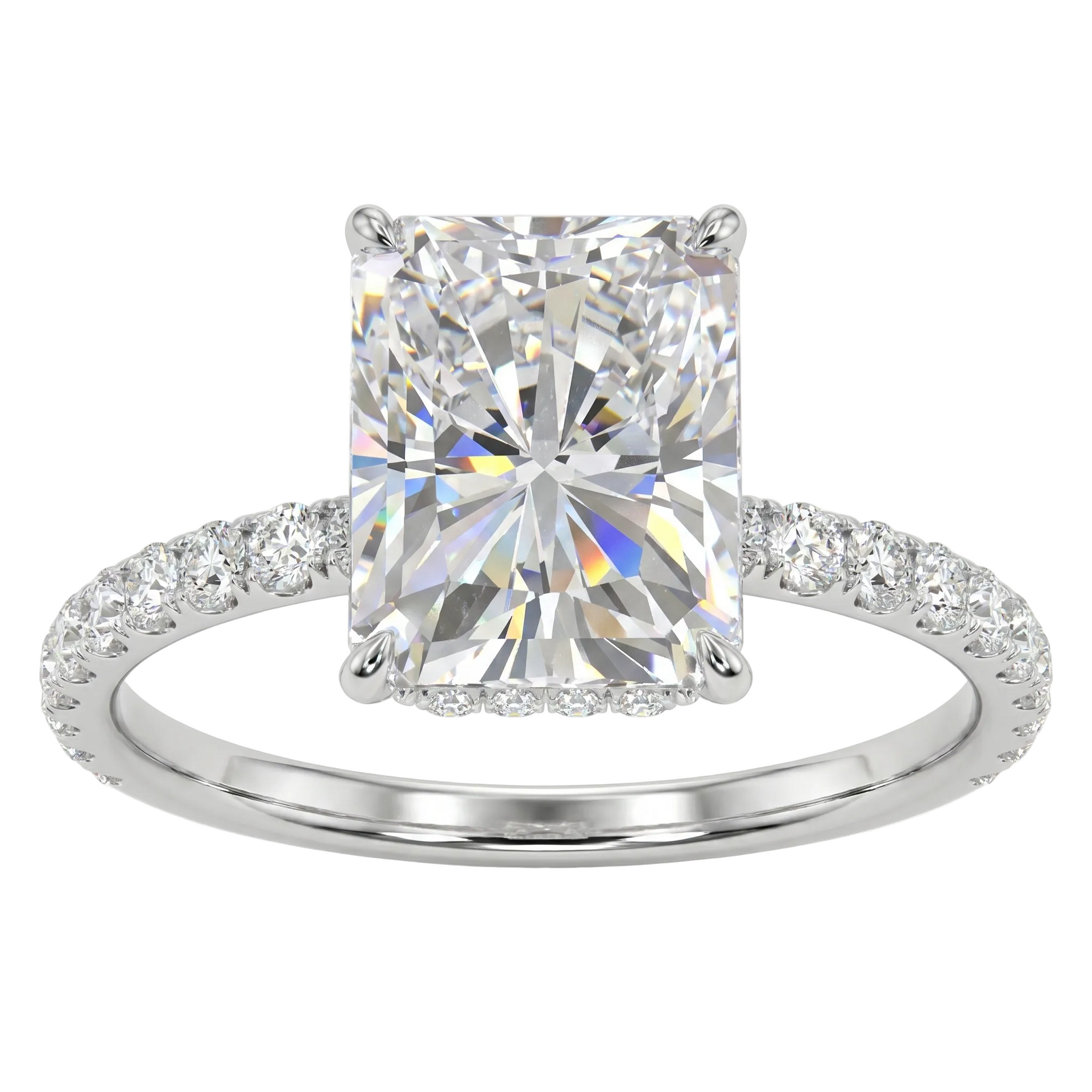 Valeria Radiant Ring - White Gold