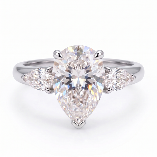 Aurora Pear Ring