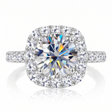 Amara Halo Ring - White Gold