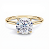 Classic Solitaire Ring - Gold