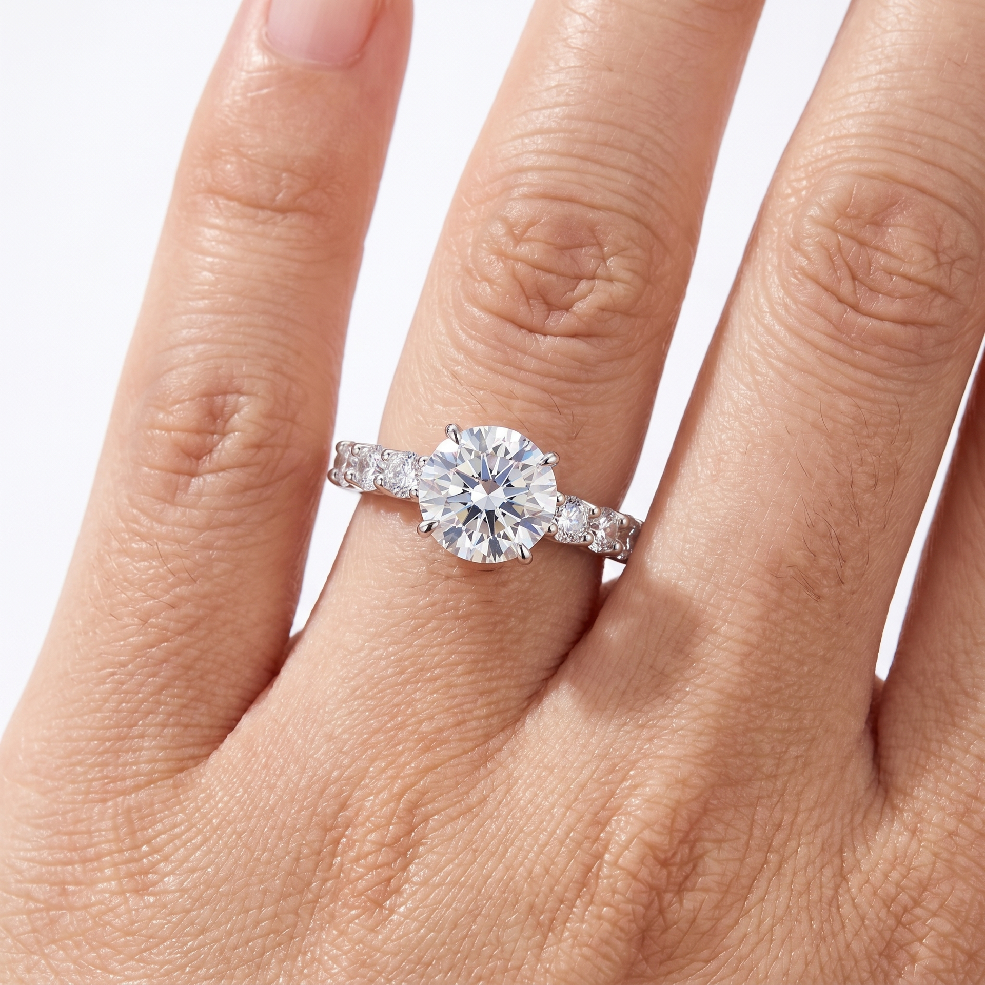 Celeste Ring - White Gold