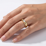 Noa Bezel Ring - Gold