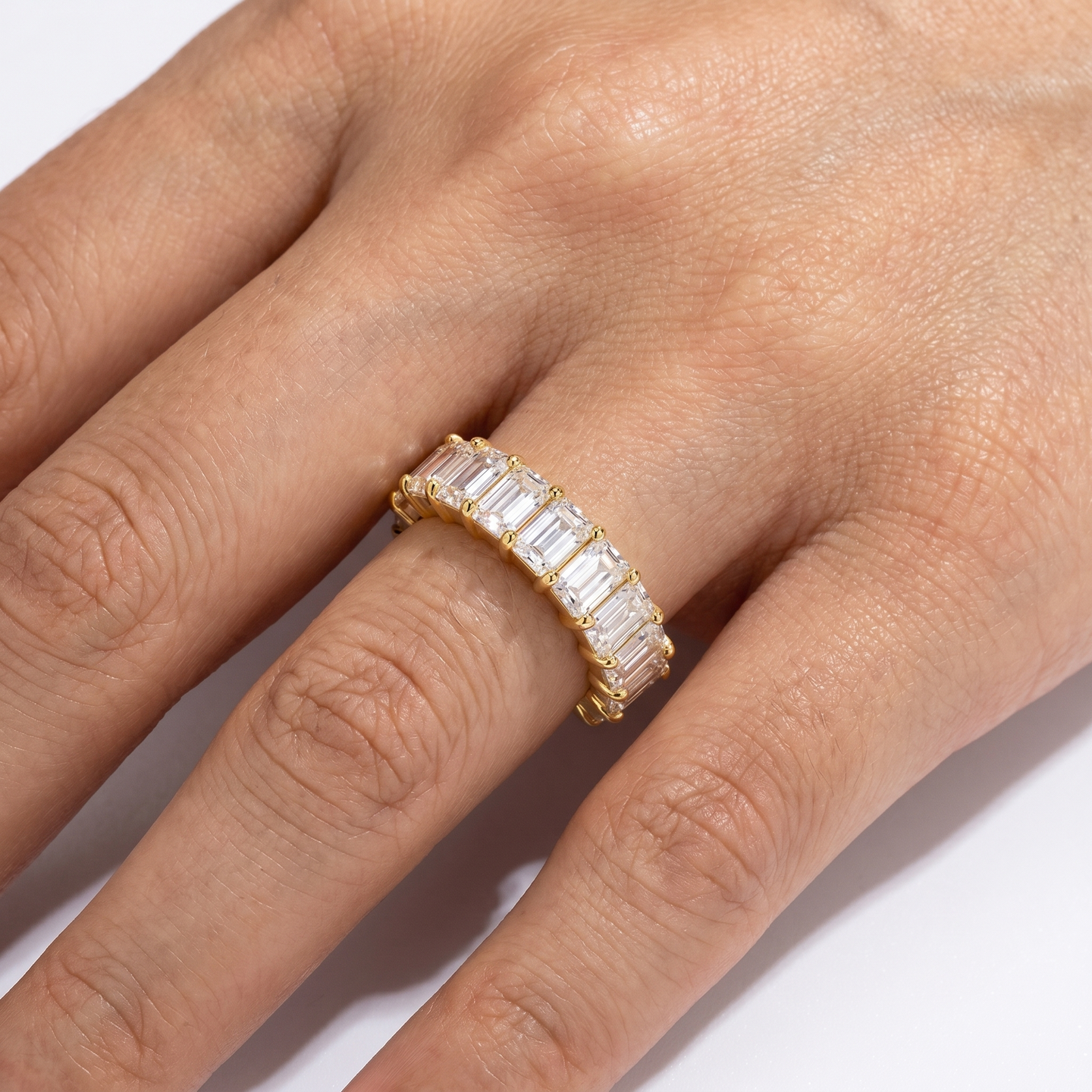 Monaco Emerald Ring - Gold