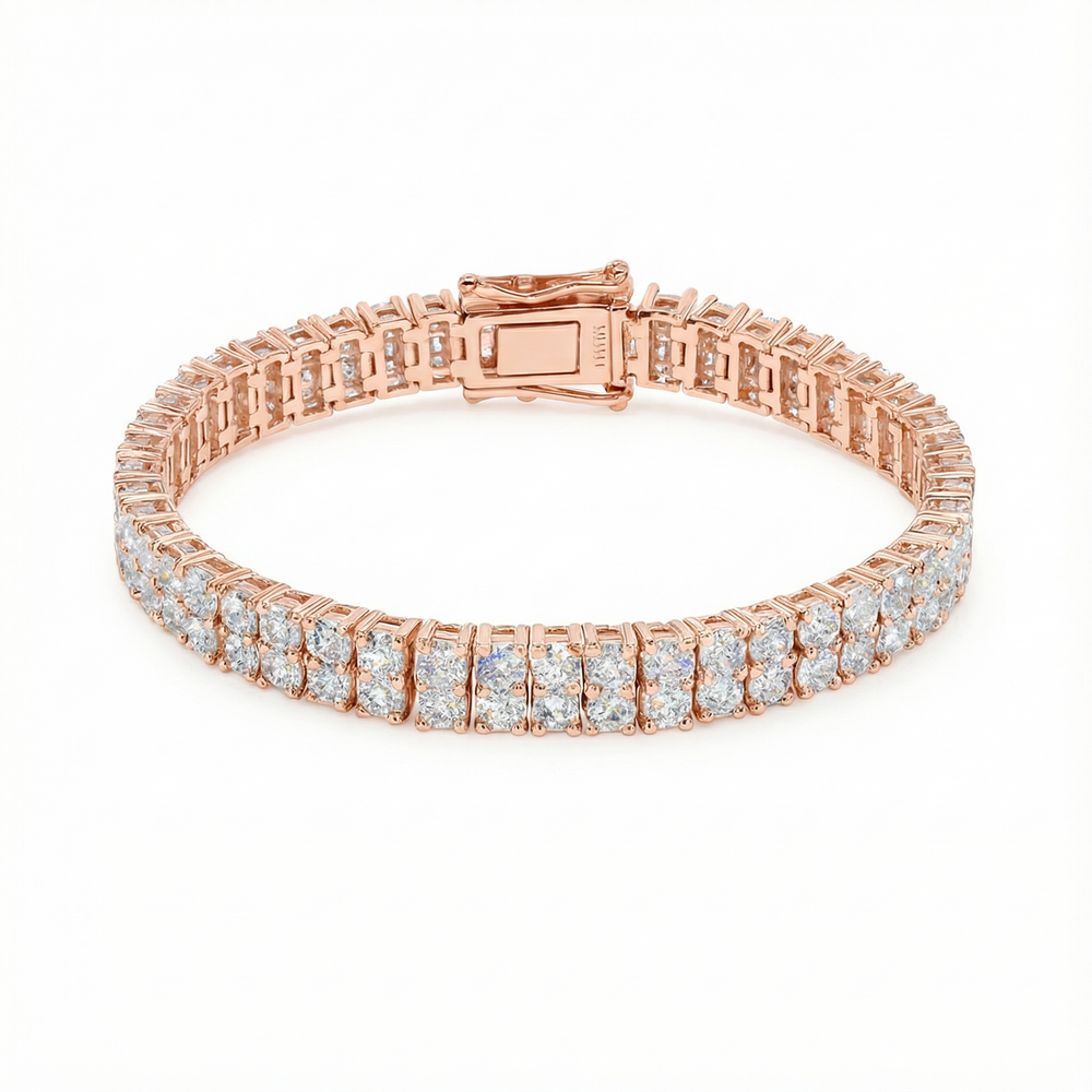 Radiance Tennis Bracelet - Rose Gold