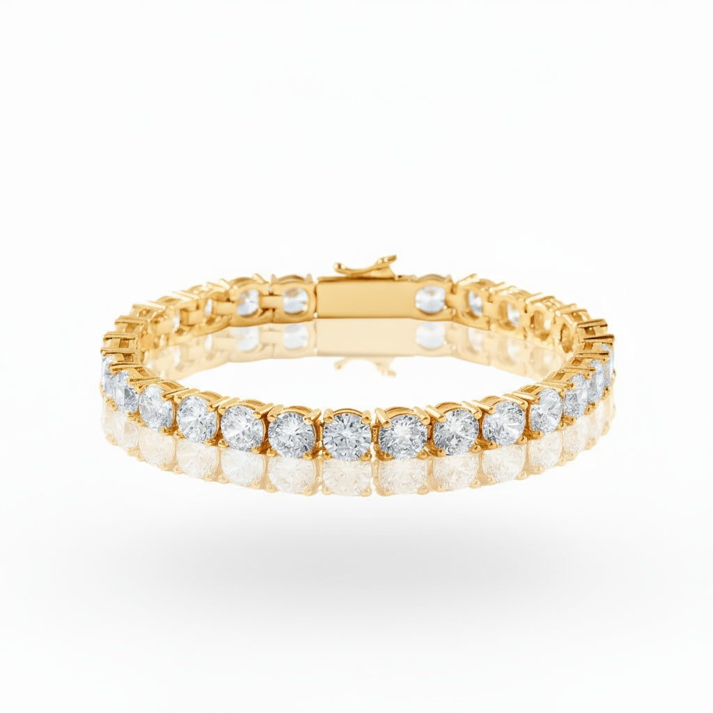 Aria Tennis Bracelet 5MM - 18k Gold