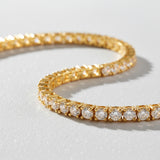 צמיד טניס Aura 3 מ"מ - זהב