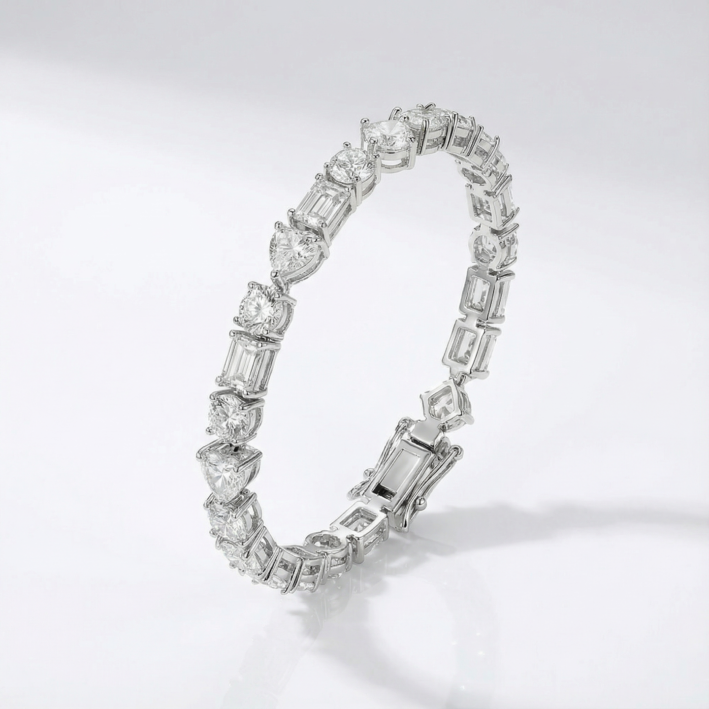 Mélange Bracelet - White Gold