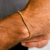 Box Bracelet 2MM - Gold