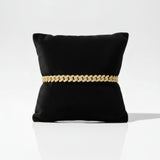 Moissanite Cuban Bracelet 5MM - Gold
