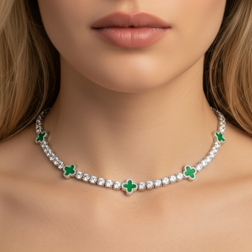 שרשרת טניס תלתן - Verté