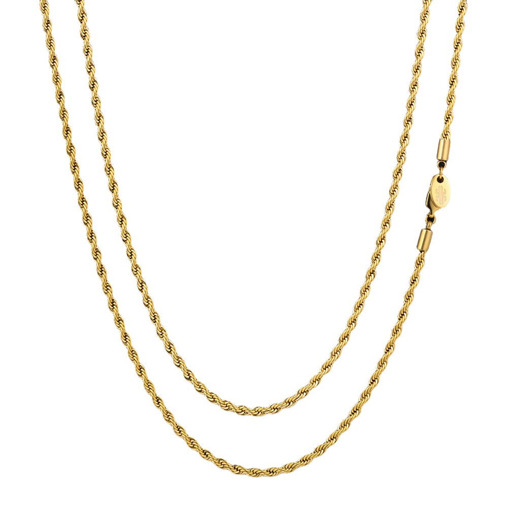 ROPE CHAIN GOLD 3MM