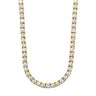 Aura Tennis Necklace 3MM - 18k Gold