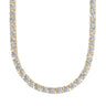 Aria Tennis Necklace 5MM - 18k Gold