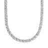 Aria Tennis Necklace 5MM - 18k White Gold