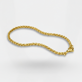 Wheat Bracelet 5MM – Gold