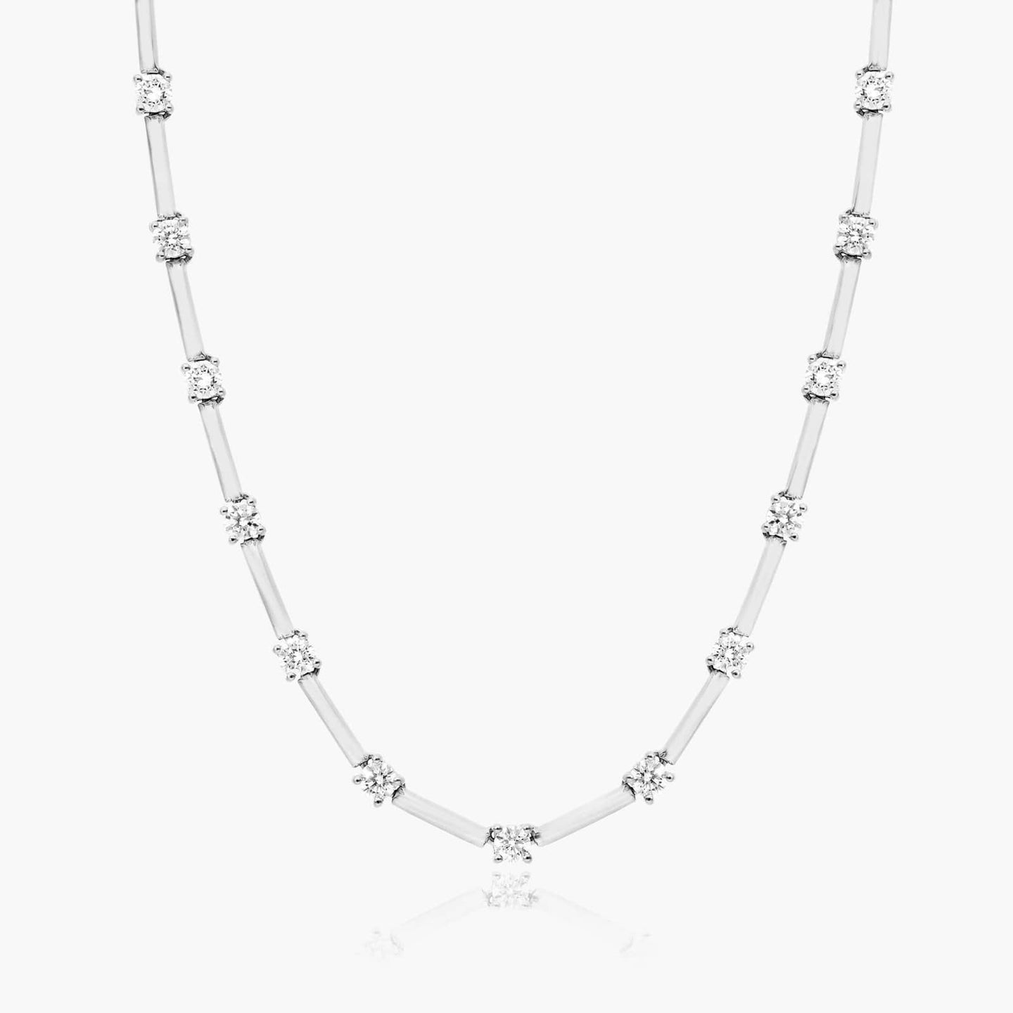 Élise Necklace - White Gold