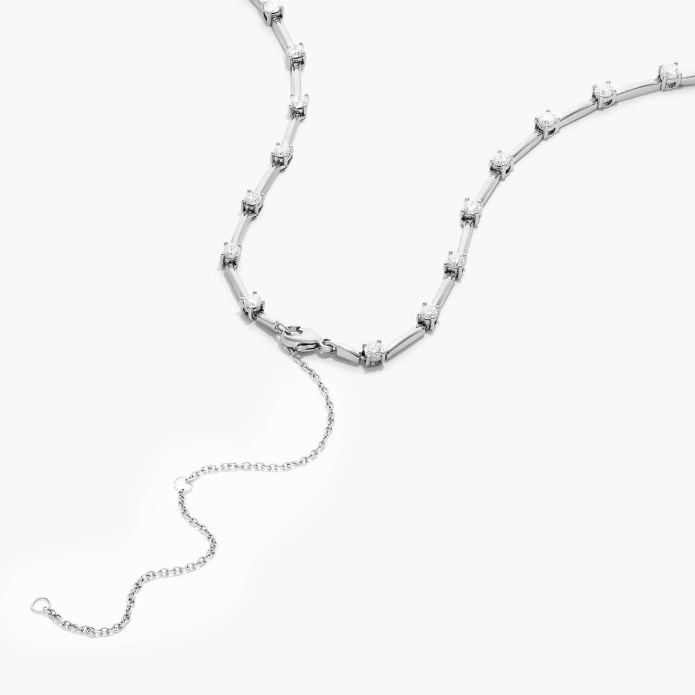 Élise Necklace - White Gold